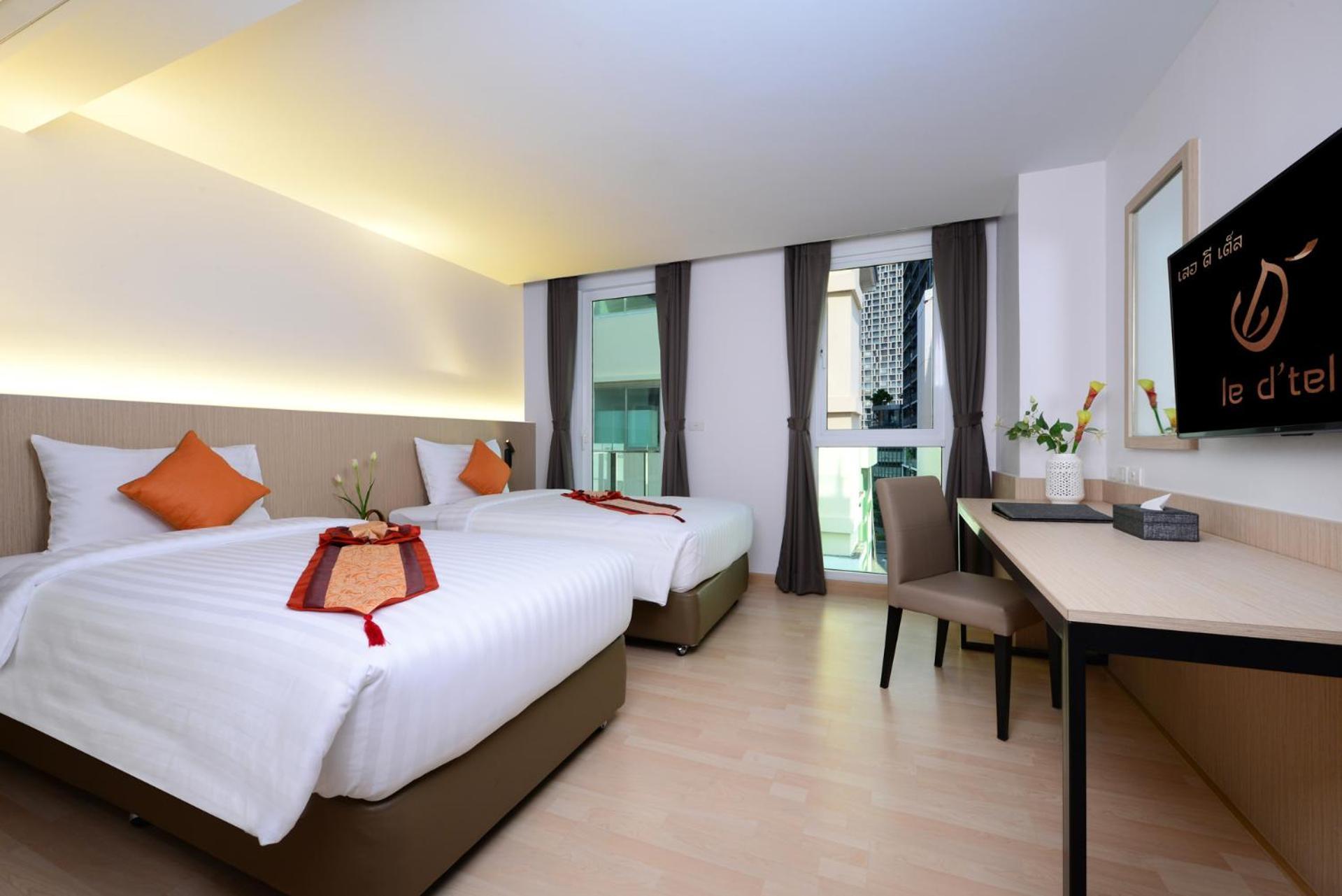 Le D'Tel Bangkok Otel Dış mekan fotoğraf Deluxe Room